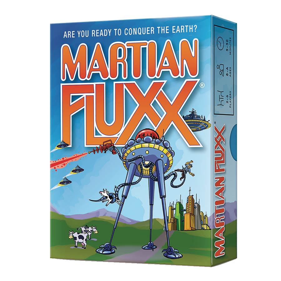 Martian Fluxx Card Game Display (6-Count)