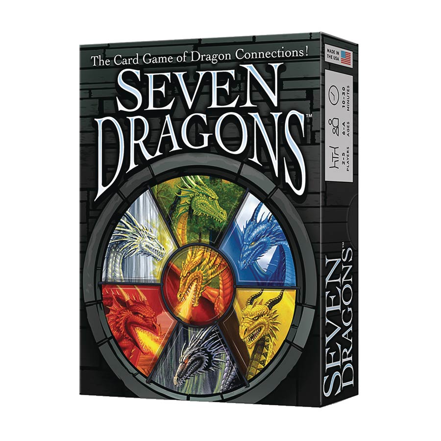 Seven Dragons Card Game Display (6-Count)