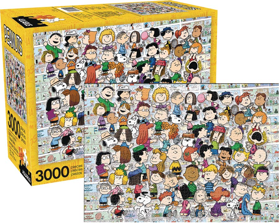 Peanuts Cast 3000-Piece Puzzle