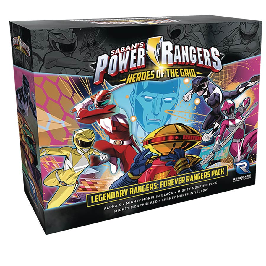 Power Rangers Heroes Of The Grid Legendary Rangers Forever Rangers Expansion Pack