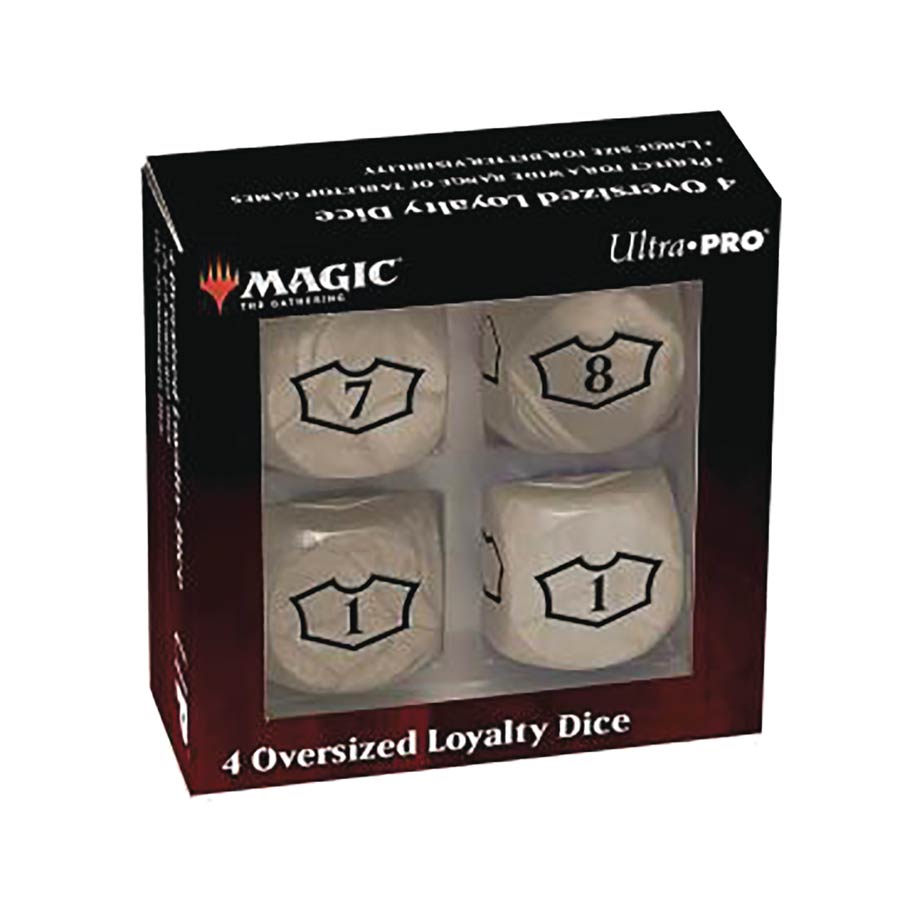 Magic The Gathering TCG Deluxe Loyalty 22mm Dice Set - Plains