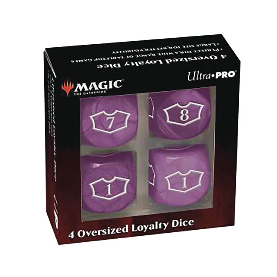 Magic The Gathering TCG Deluxe Loyalty 22mm Dice Set - Swamp