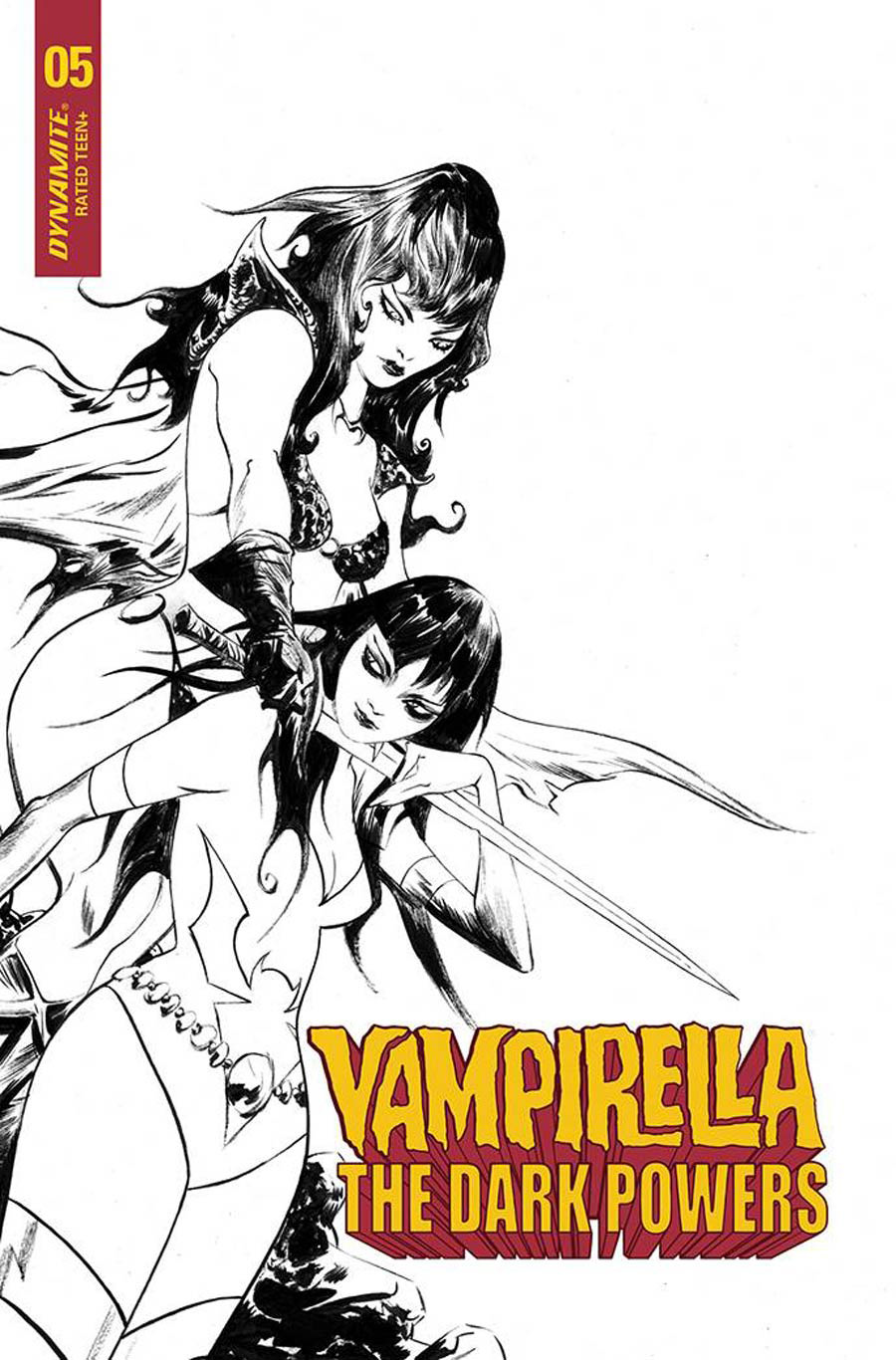 Vampirella The Dark Powers #5 Cover U Incentive Jae Lee Black & White Cover