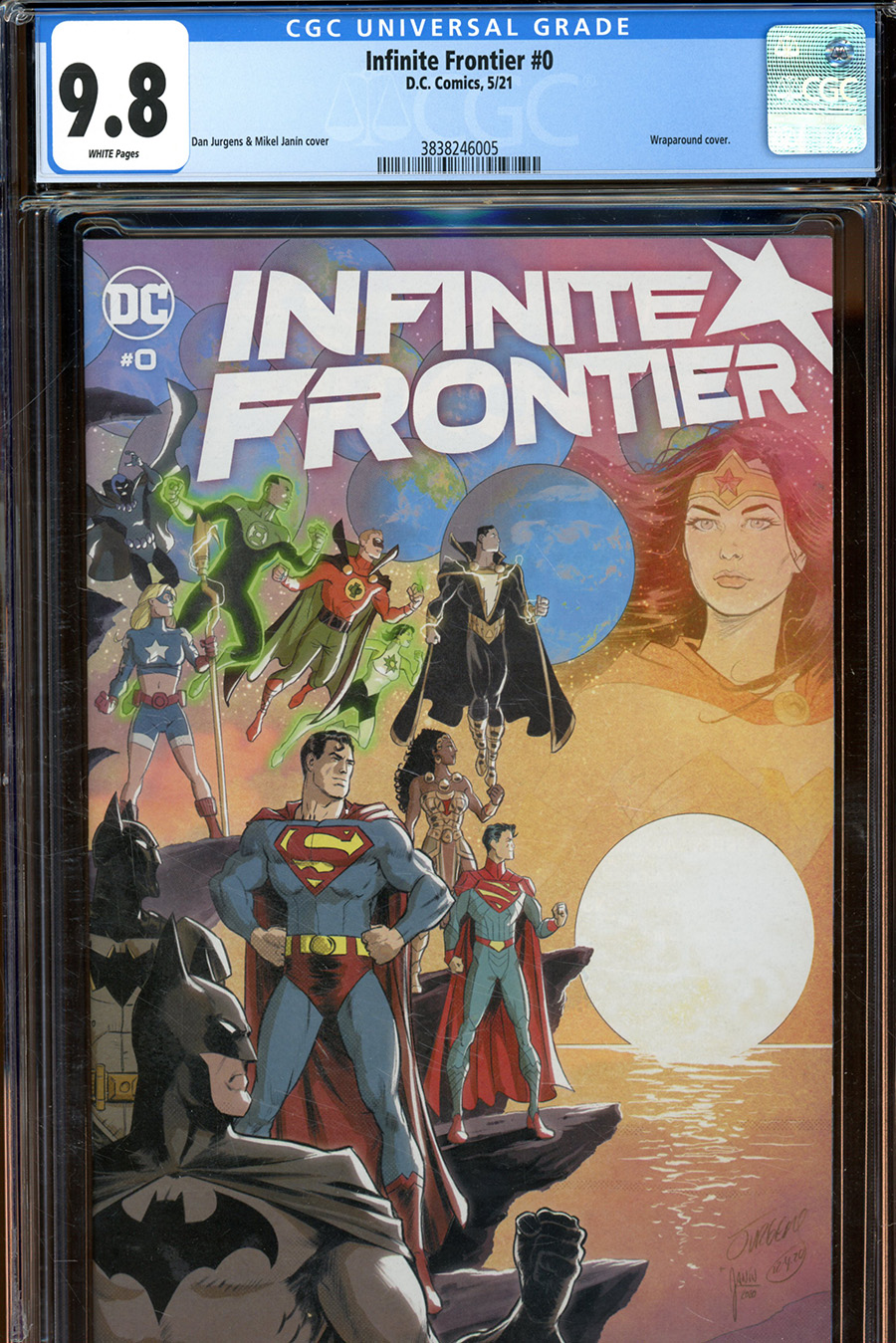 Infinite Frontier #0 Cover H DF CGC Graded