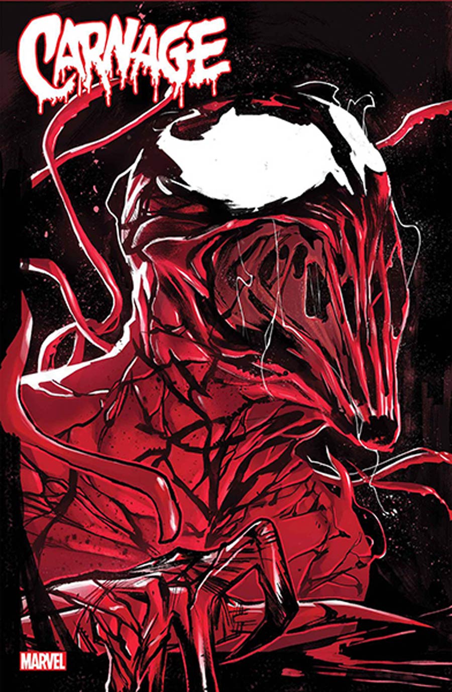 Carnage Black White & Blood #1 Cover G DF Sara Pichelli Variant Cover Signed By Donny Cates