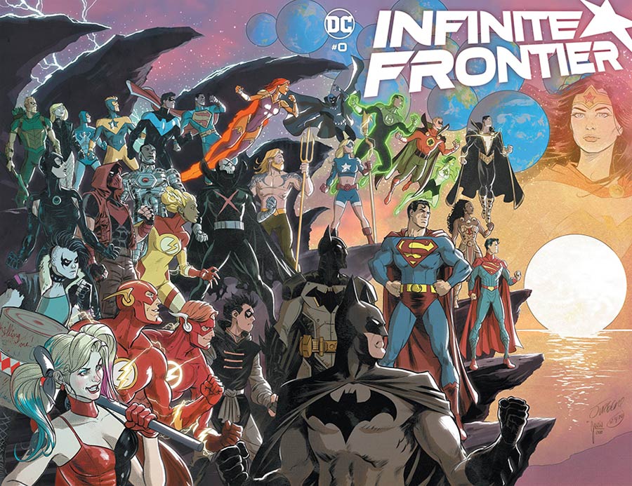 Infinite Frontier #0 Cover D DF Signed By Geoff Johns