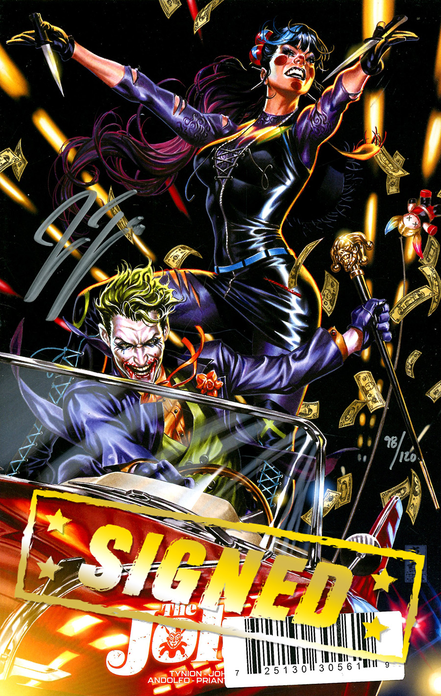 Joker Vol 2 #1 Cover J DF Mark Brooks Team Variant Cover Signed By James Tynion IV
