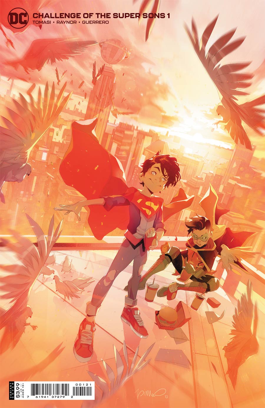Challenge Of The Super Sons #1 Cover B Variant Simone Di Meo Cover