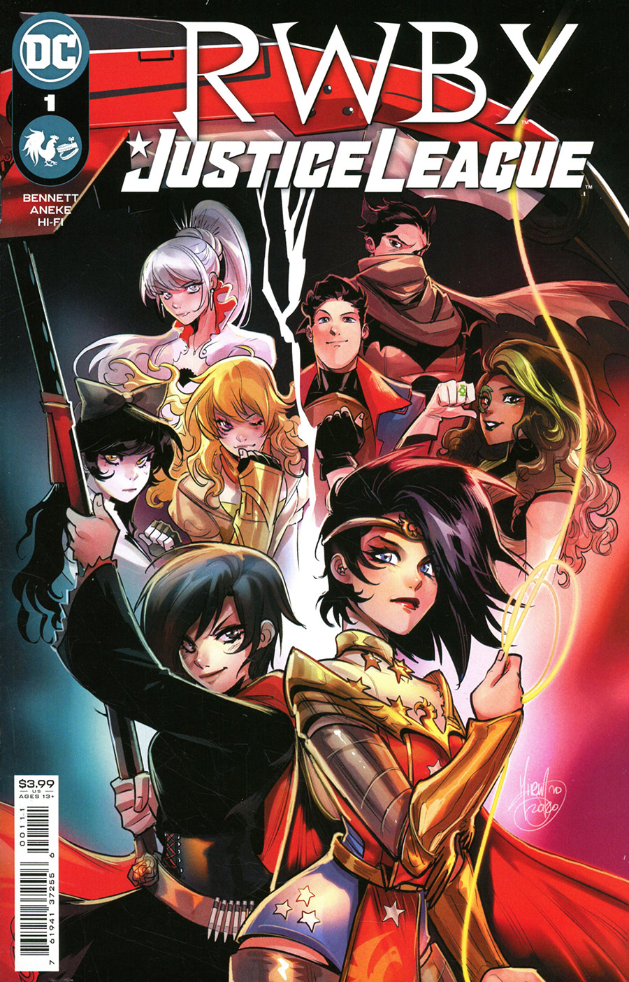 RWBY Justice League #1 Cover A Regular Mirka Andolfo Cover