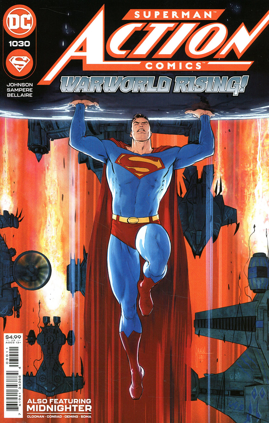 Action Comics Vol 2 #1030 Cover A Regular Mikel Janin Cover