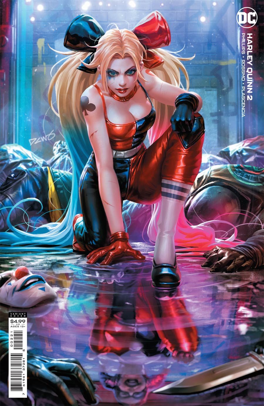 Harley Quinn Vol 4 #2 Cover B Variant Derrick Chew Card Stock Cover