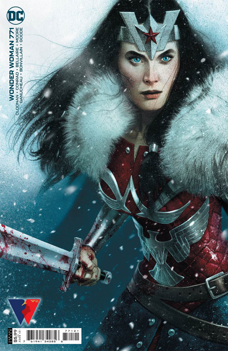 Wonder Woman Vol 5 #771 Cover B Variant Joshua Middleton Card Stock Cover