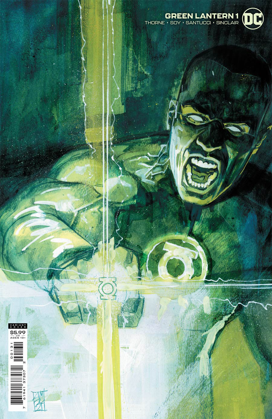 Green Lantern Vol 7 #1 Cover C Incentive Alex Maleev Card Stock Variant Cover