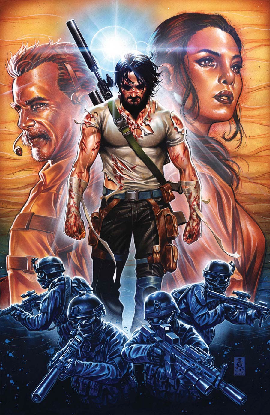 BRZRKR (Berzerker) #1 Cover J Incentive Mark Brooks Virgin Cover