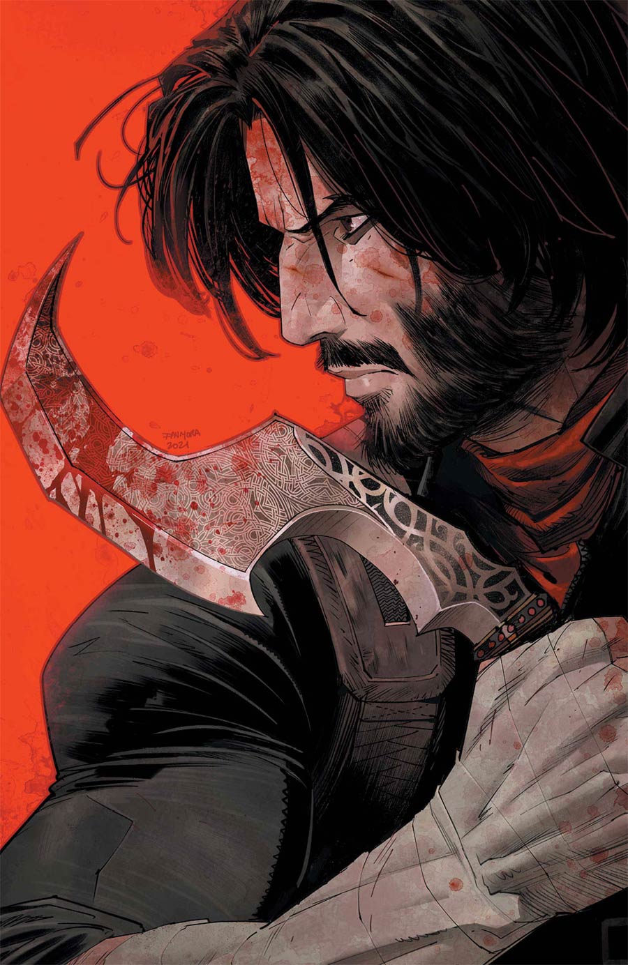 BRZRKR (Berzerker) #1 Cover M Incentive Dan Mora Virgin Variant Cover