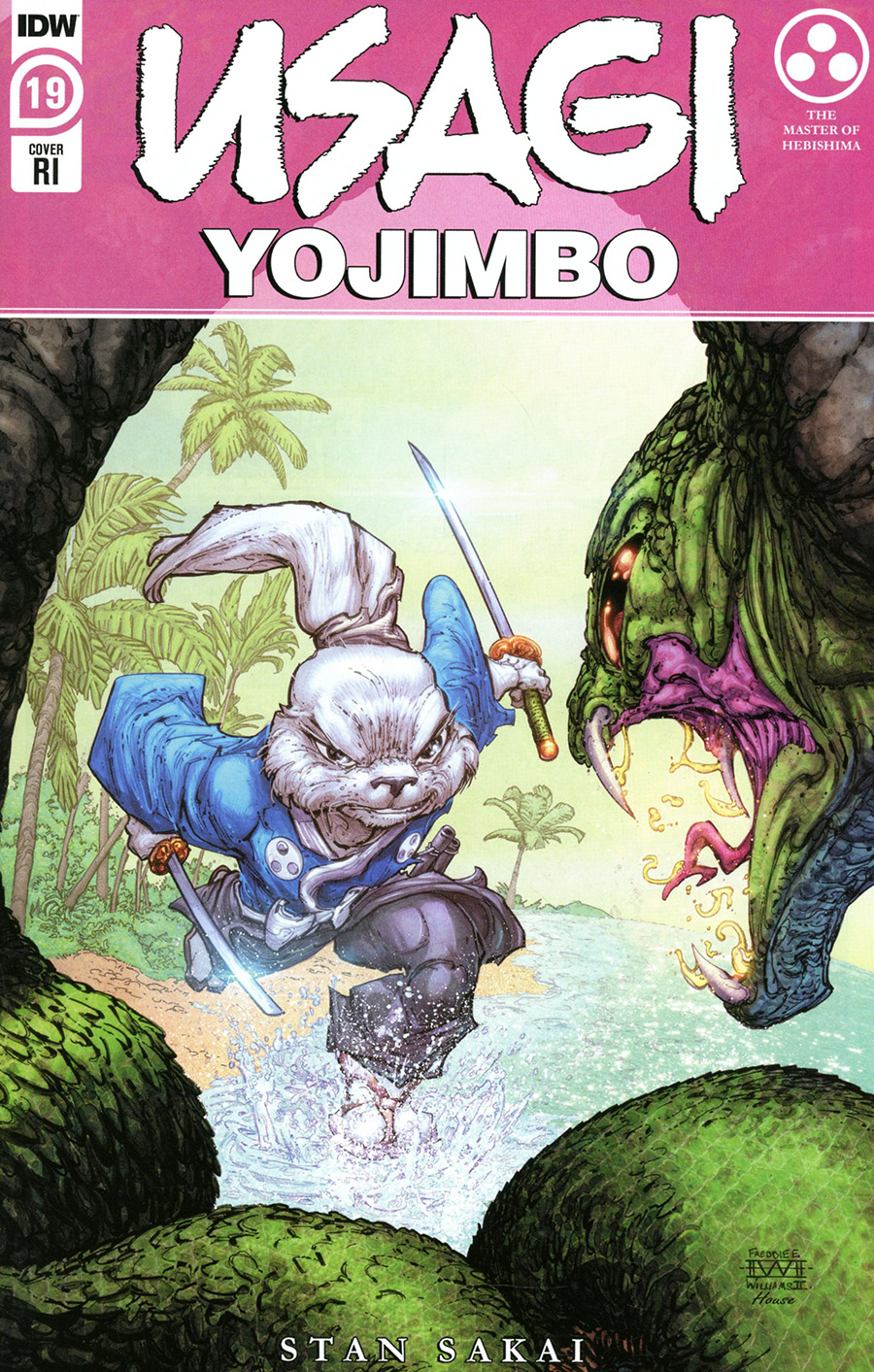 Usagi Yojimbo Vol 4 #19 Cover B Incentive Freddie E Williams II Variant Cover