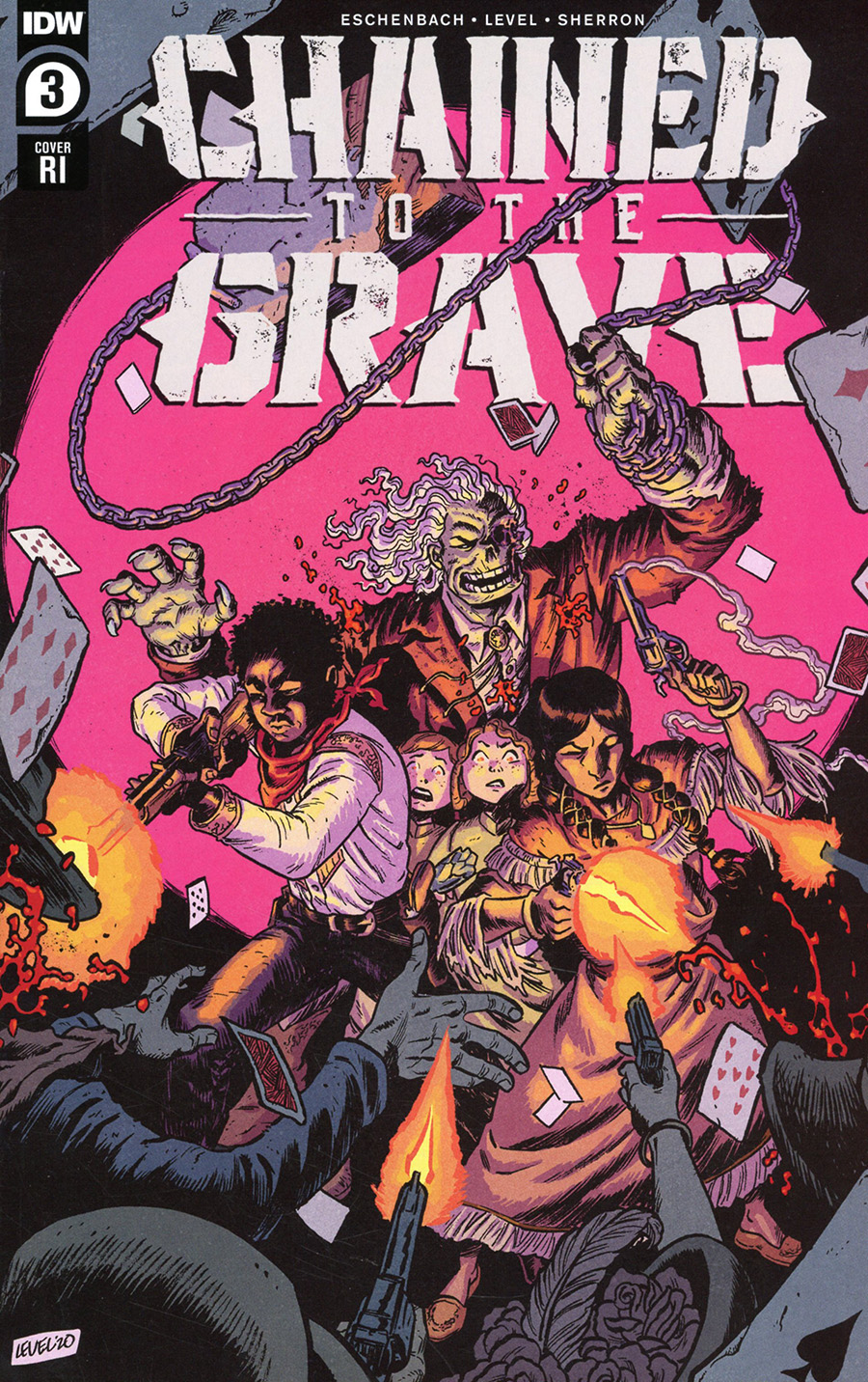 Chained To The Grave #3 Cover B Incentive Brian Level Variant Cover