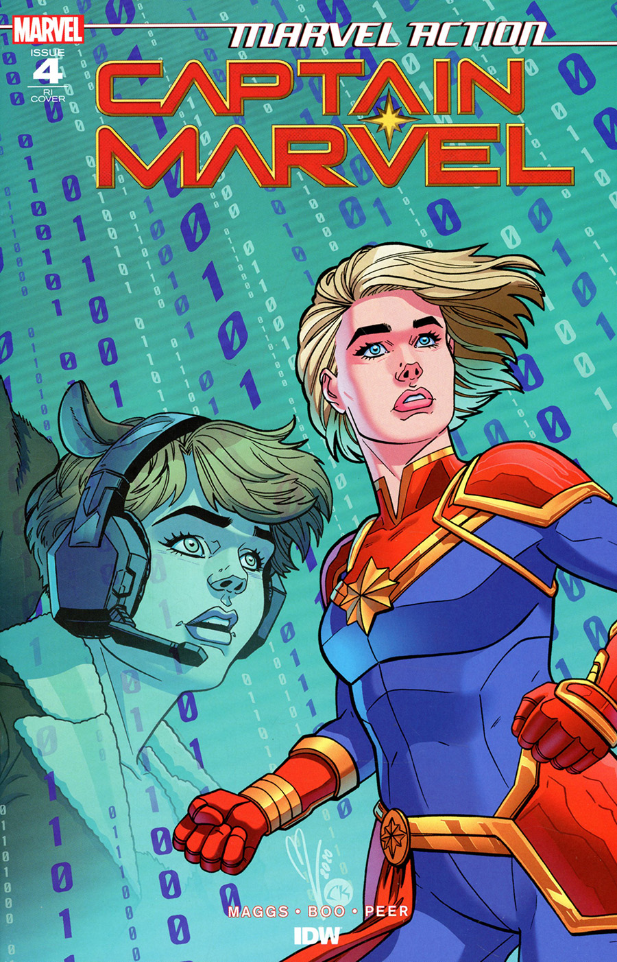 Marvel Action Captain Marvel Vol 2 #4 Cover B Incentive Megan Levens Variant Cover