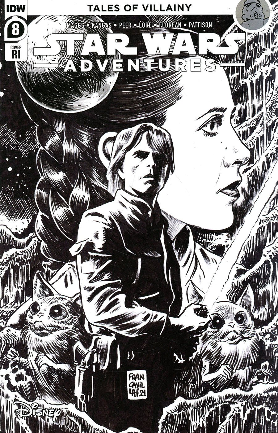 Star Wars Adventures Vol 2 #8 Cover C Incentive Francesco Francavilla Variant Cover