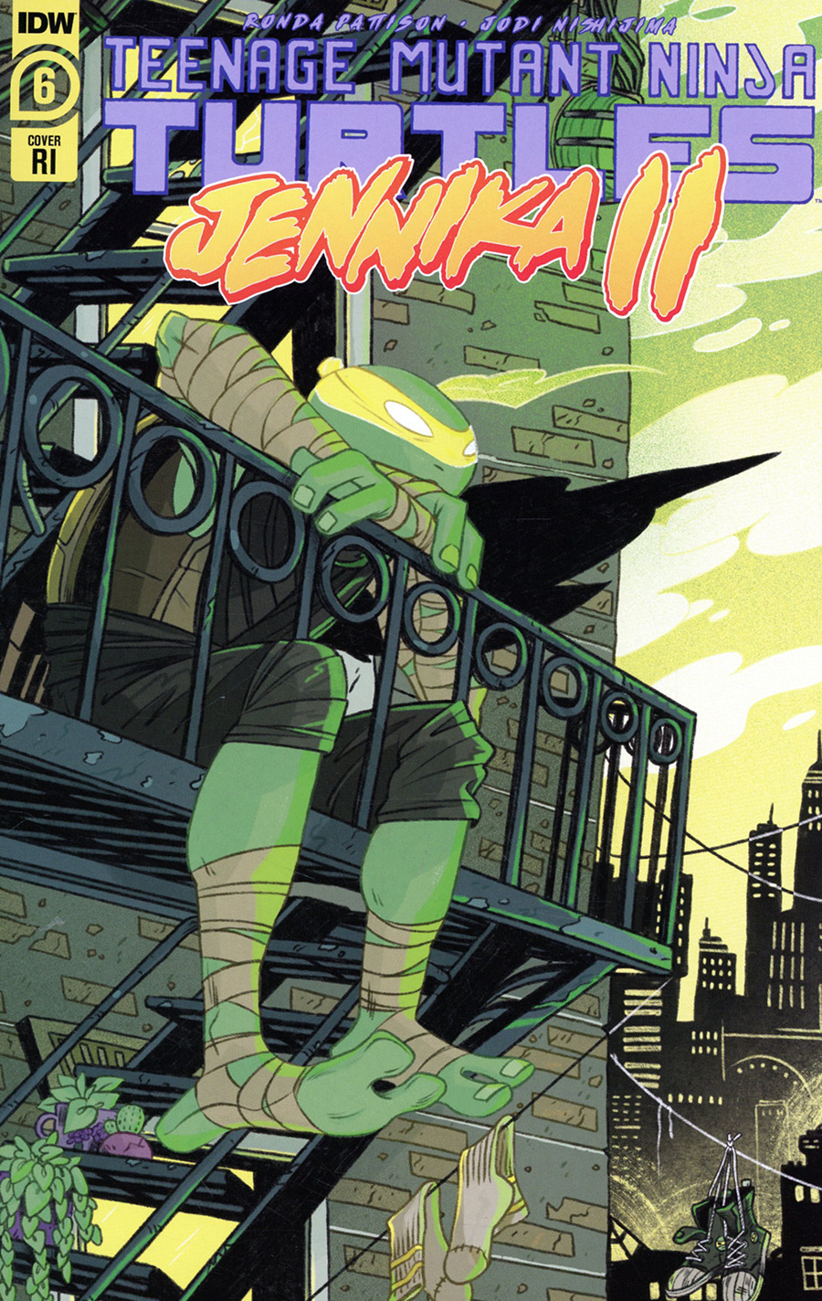 Teenage Mutant Ninja Turtles Jennika II #6 Cover B Incentive Nicole Goux Variant Cover