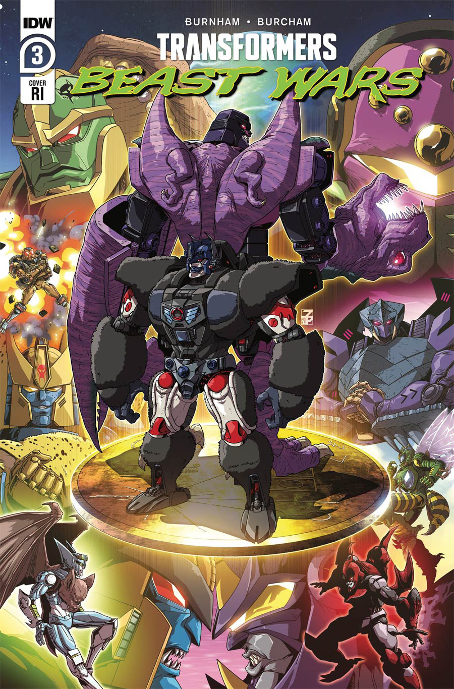 Transformers Beast Wars Vol 2 #3 Cover C Incentive Josh Perez Variant Cover