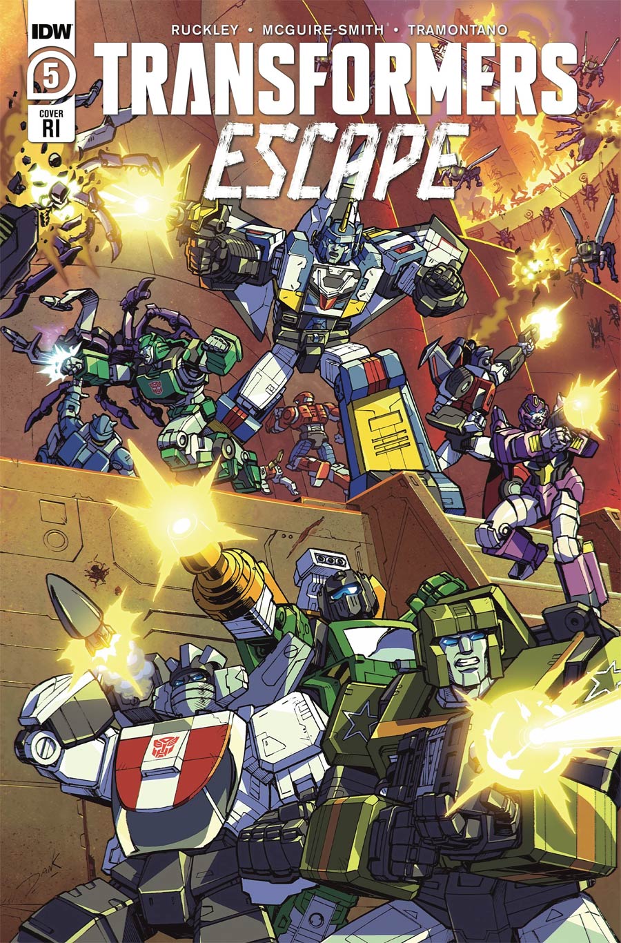 Transformers Escape #5 Cover C Incentive Dan Khanna Variant Cover