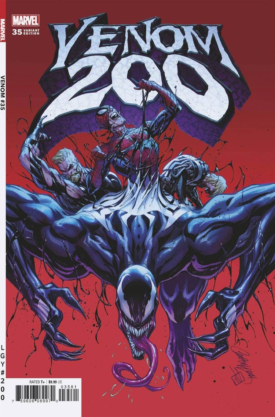 Venom Vol 4 #35 Cover N Incentive J Scott Campbell Variant Cover (#200)