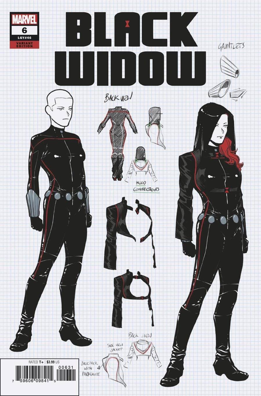 Black Widow Vol 8 #6 Cover C Incentive Elena Casagrande Design Variant Cover