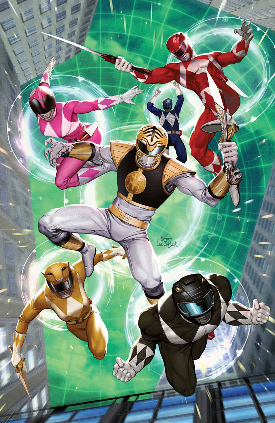 Mighty Morphin #6 Cover D Incentive Inhyuk Lee Virgin Cover