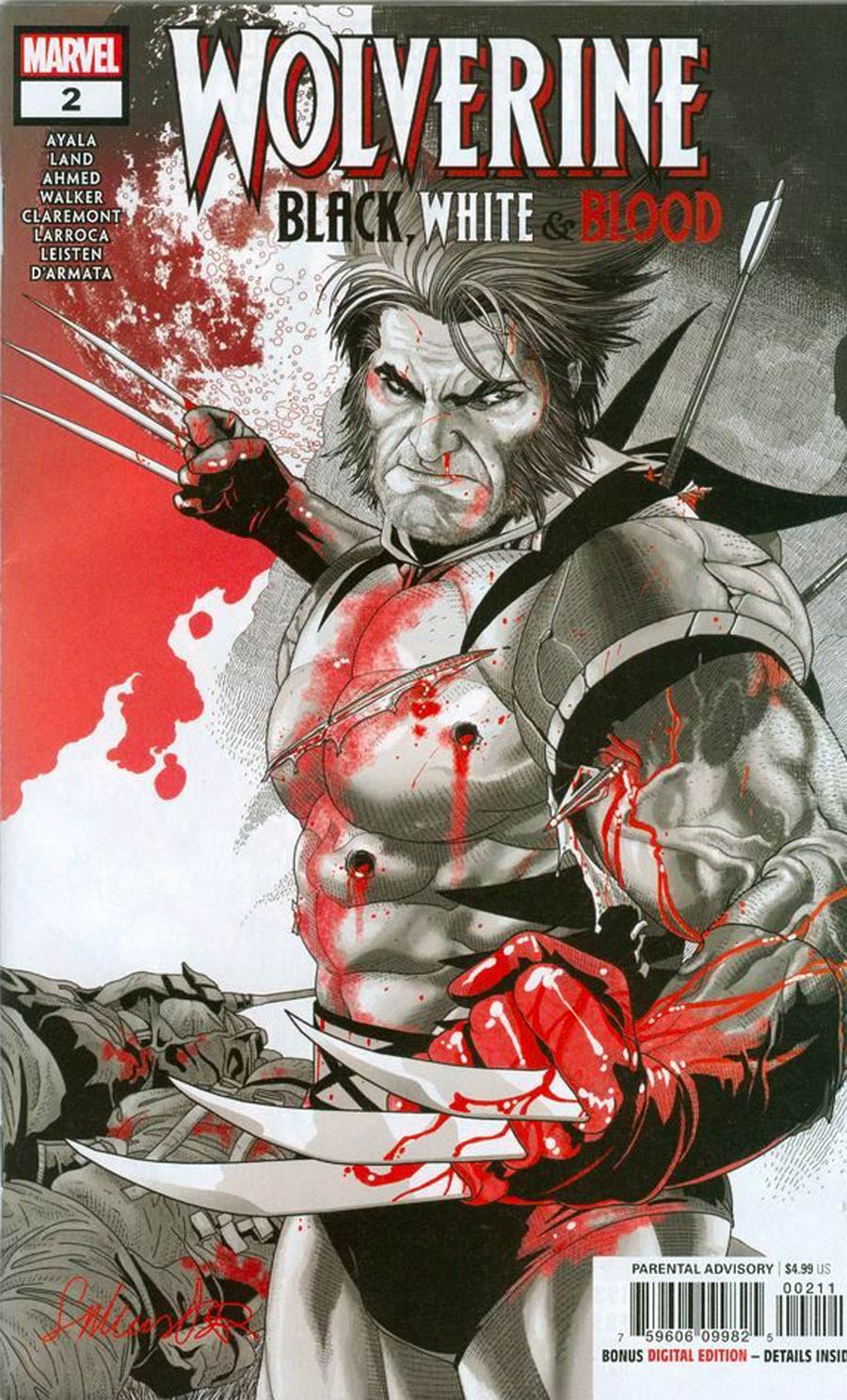 Wolverine Black White & Blood #2 Cover C Secret Variant Cover