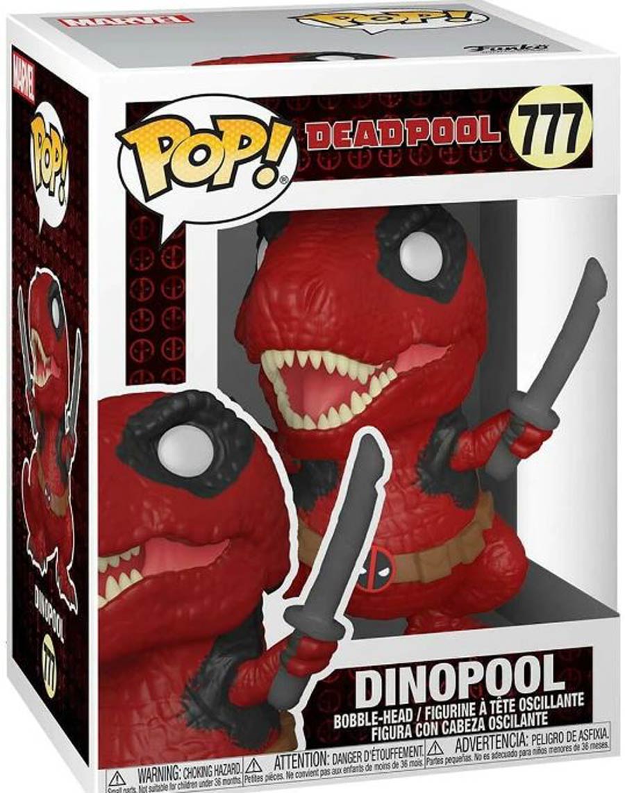 POP Marvel Deadpool 30th Dinopool Vinyl Bobble Head