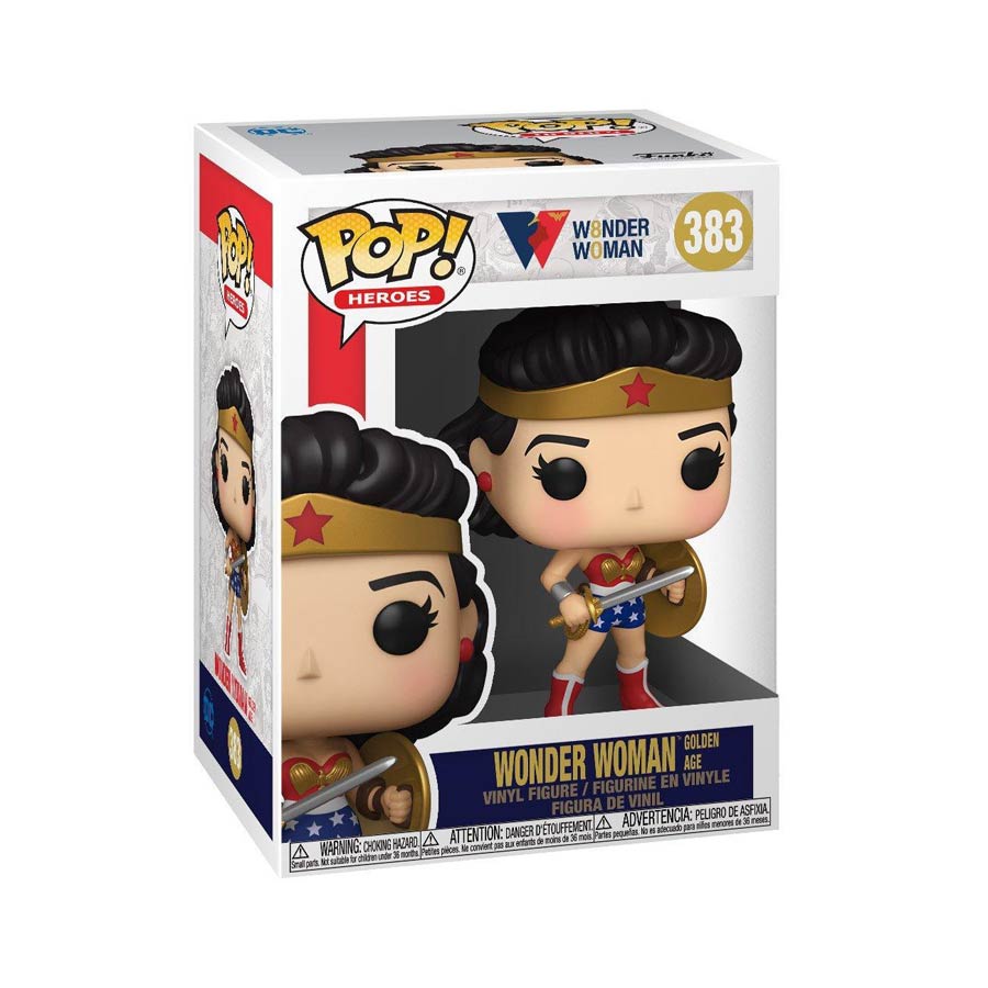 POP Heroes Wonder Woman 80th Wonder Woman Golden Age Vinyl Figure