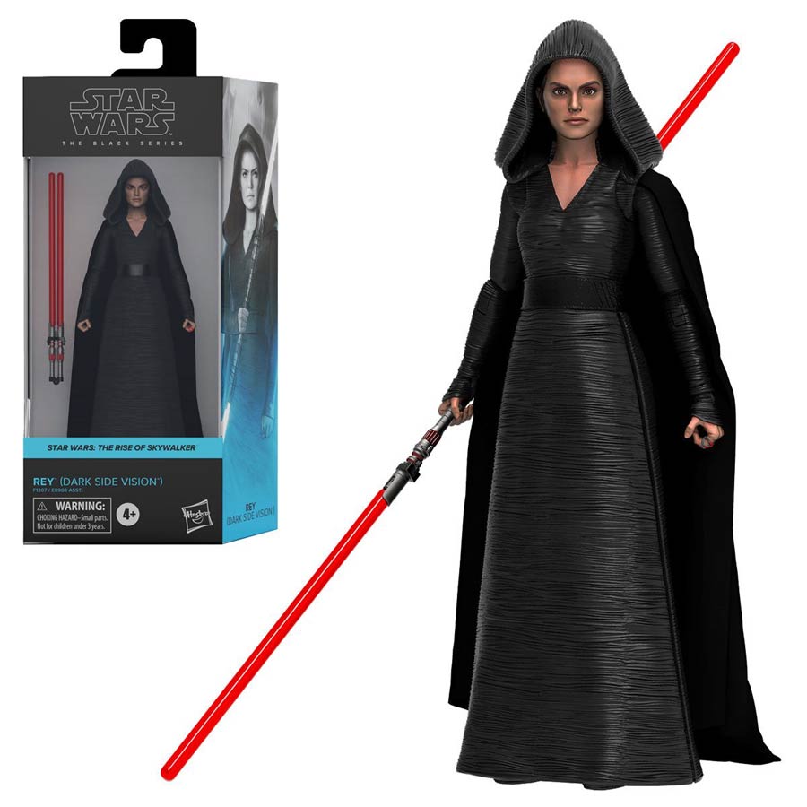Star Wars Black Series 6-Inch Action Figure - Rey Dark Side Vision