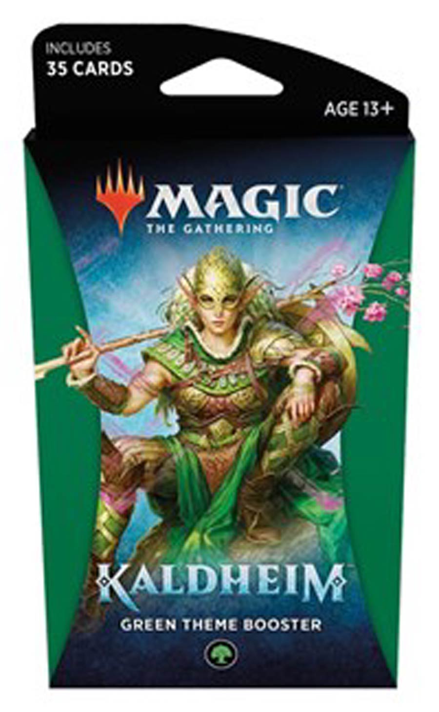 Magic The Gathering Kaldheim Theme Booster Pack - Green
