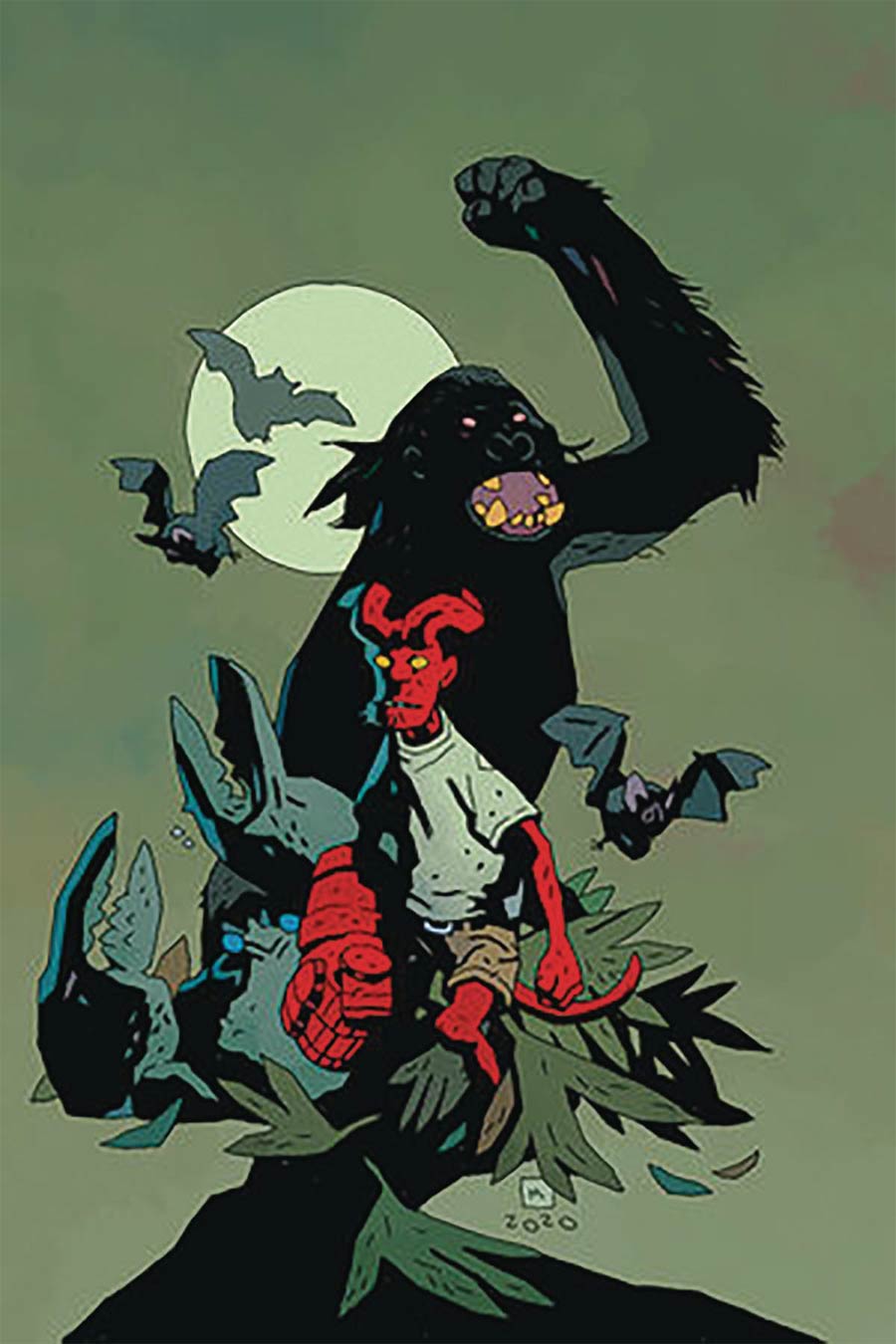 Young Hellboy The Hidden Land #1 Cover B Variant Mike Mignola Cover