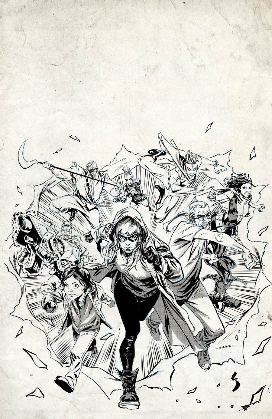 Crossover #4 Cover E Incentive Geoff Shaw Raw Cover