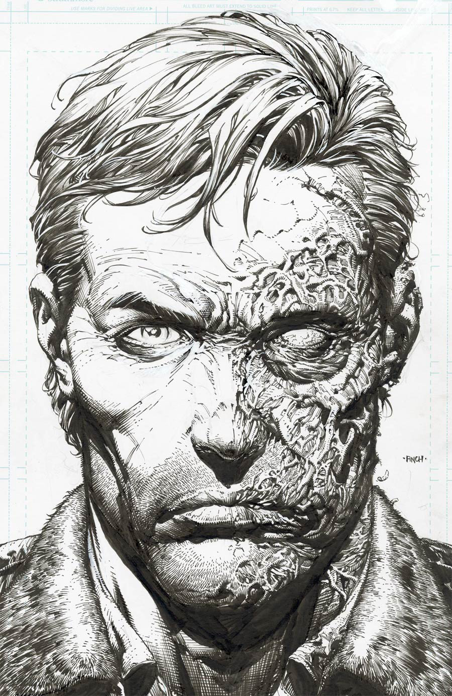 Walking Dead Deluxe #1 Cover I 2nd Ptg Incentive David Finch & Dave McCaig Raw Variant Cover