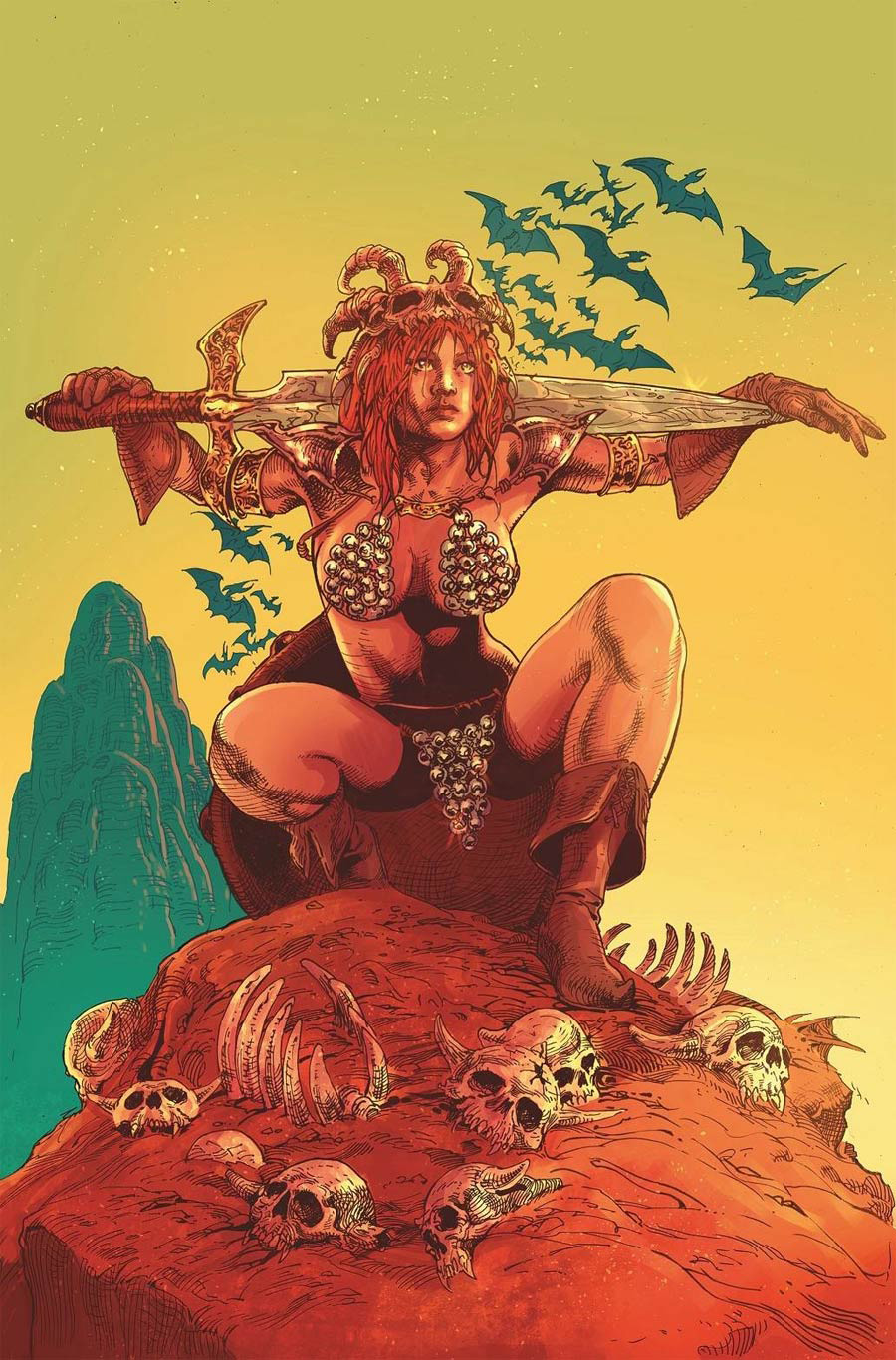 Red Sonja Vol 8 #24 Cover K Incentive Roberto Castro Virgin Cover