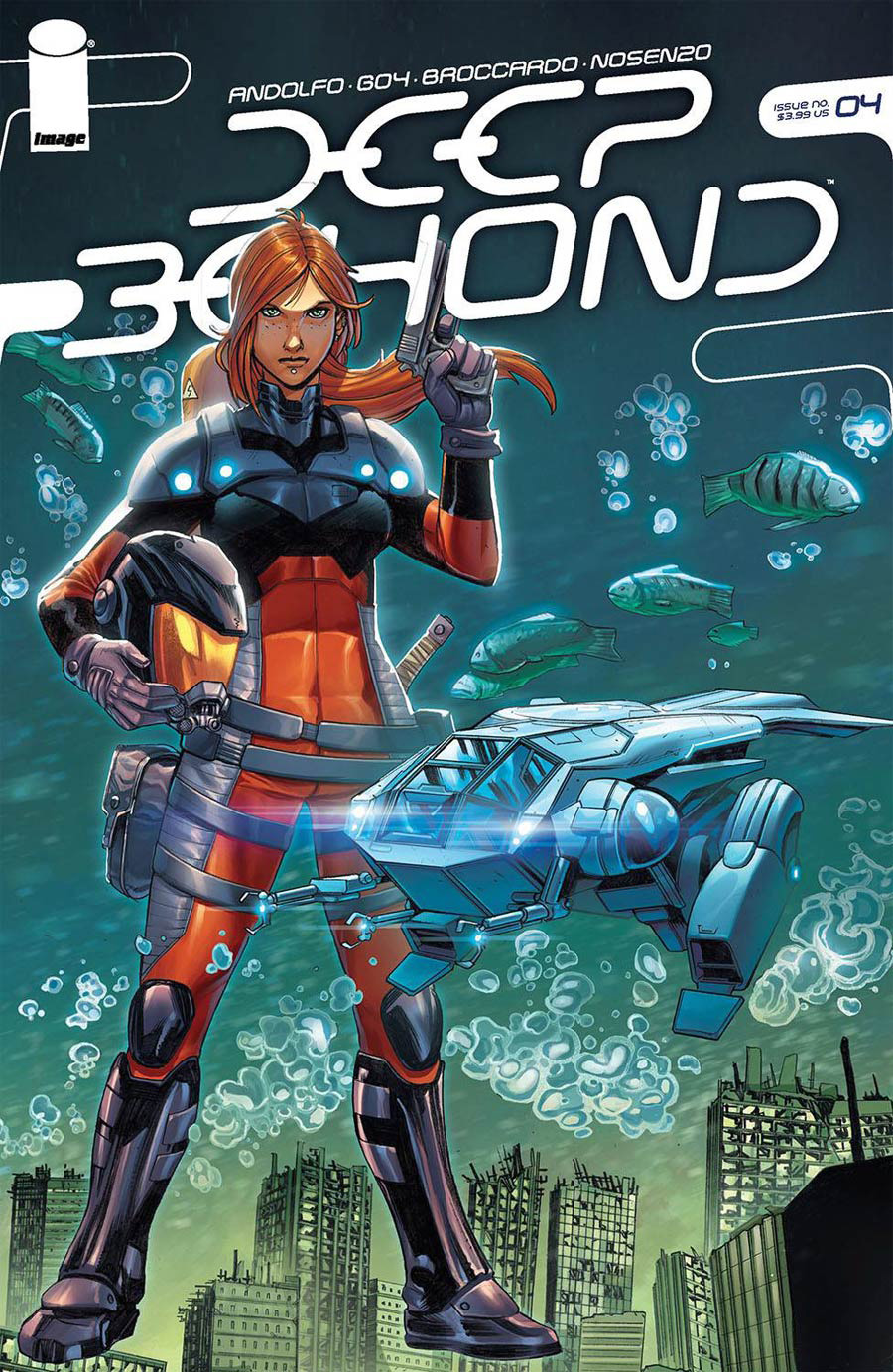 Deep Beyond #4 Cover A Regular Andrea Broccardo Cover