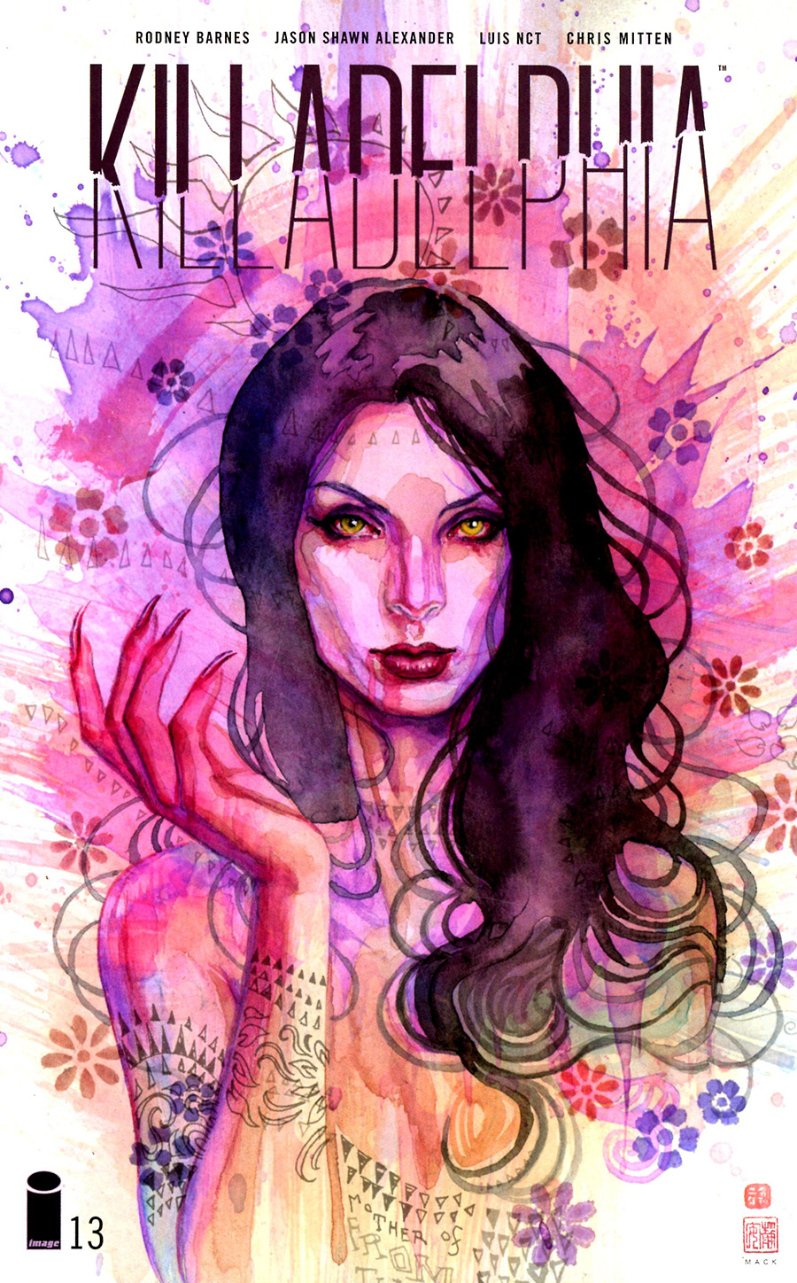 Killadelphia #13 Cover B Variant David Mack Cover (Limit 1 Per Customer)