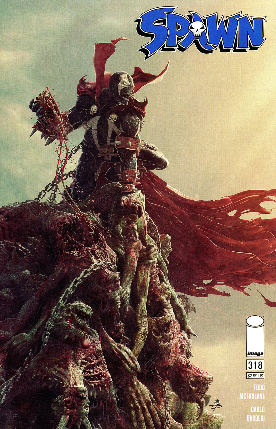 Spawn #318 Cover C Variant Bjorn Barends Cover