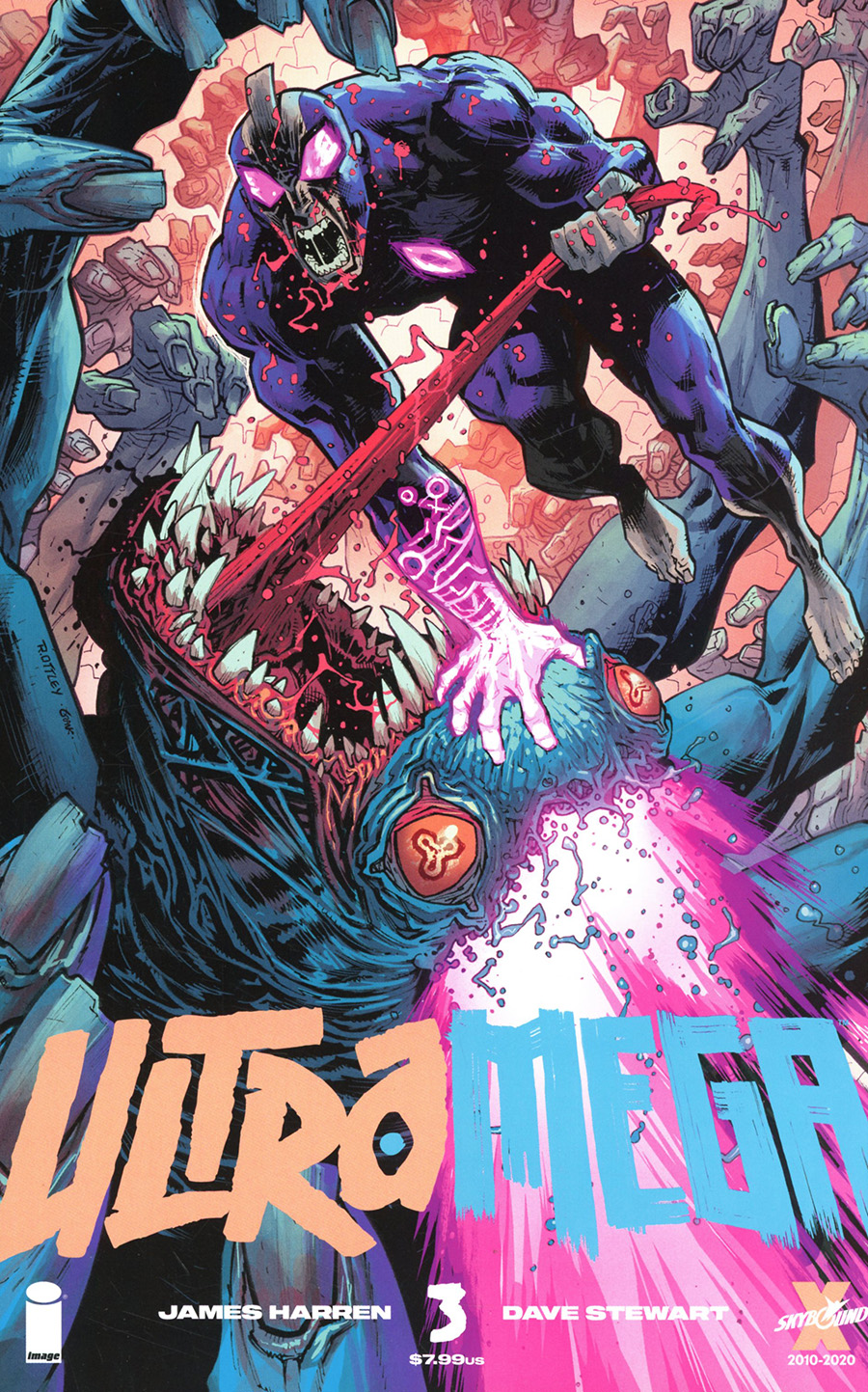 Ultramega By James Harren #3 Cover B Variant Ryan Ottley & Frank Martin Cover