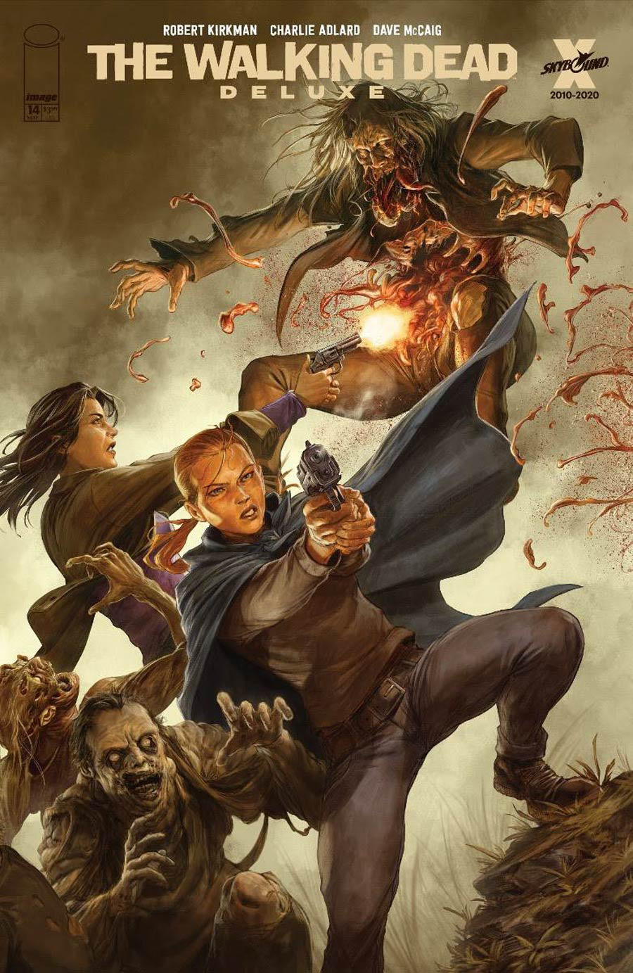 Walking Dead Deluxe #14 Cover C Variant Dave Rapoza Cover