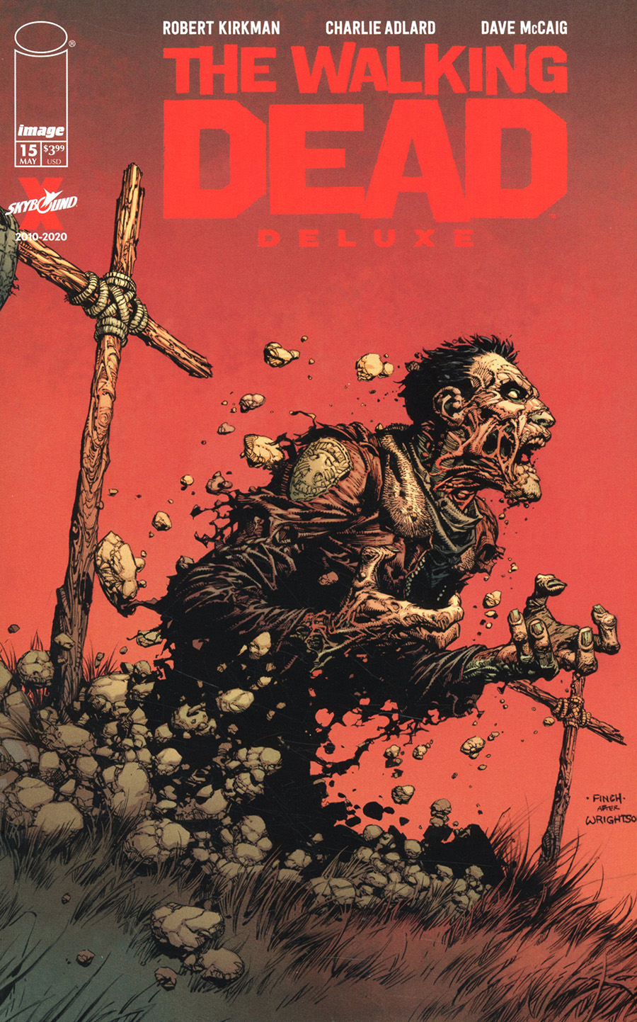 Walking Dead Deluxe #15 Cover A Regular David Finch & Dave McCaig Cover