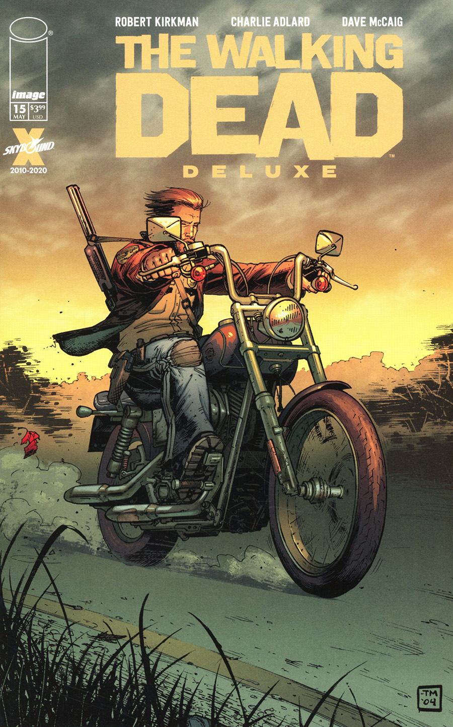 Walking Dead Deluxe #15 Cover B Variant Tony Moore & Dave McCaig Cover