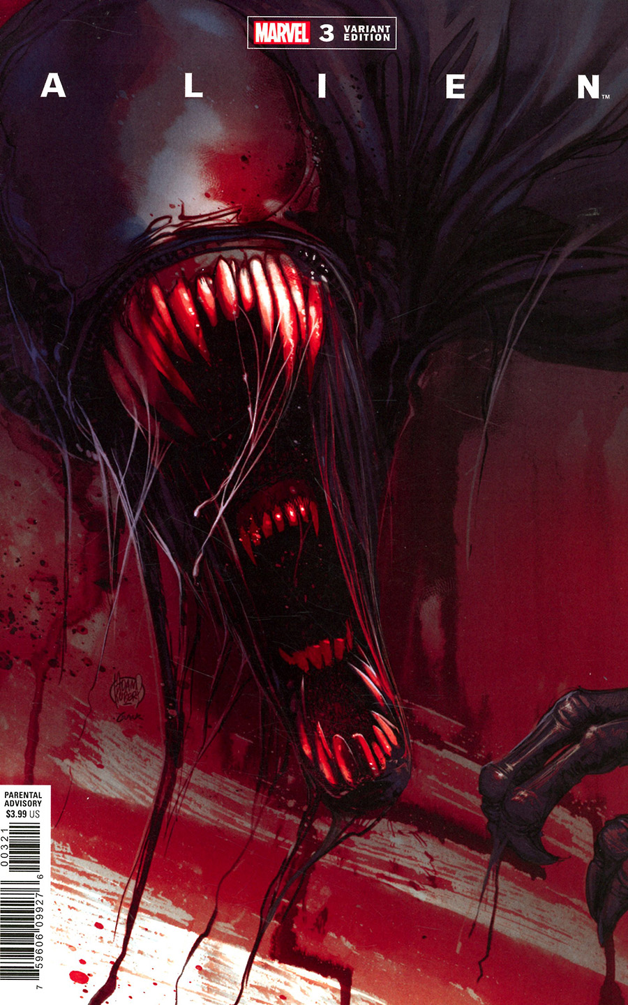 Alien #3 Cover B Variant Adam Kubert Cover