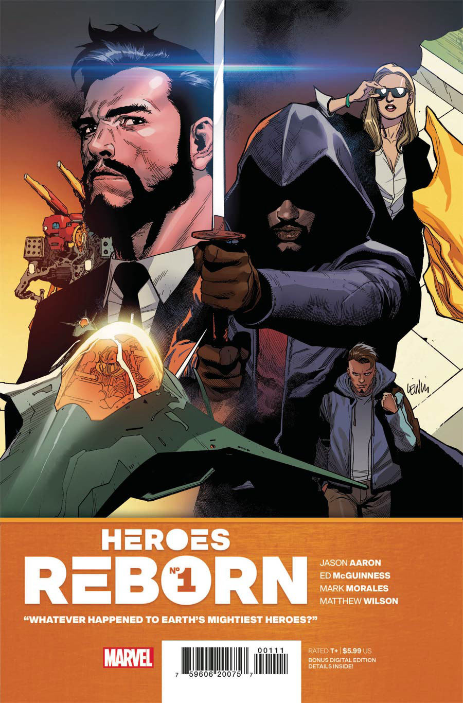 Heroes Reborn #1 Cover A Regular Leinil Francis Yu Cover