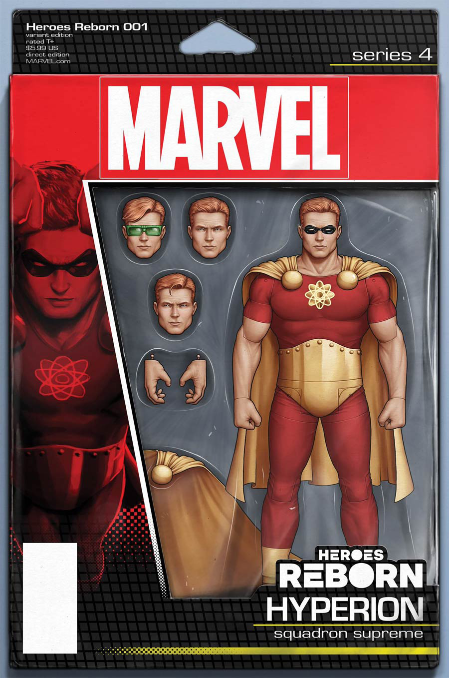 Heroes Reborn #1 Cover C Variant John Tyler Christopher Action Figure Cover