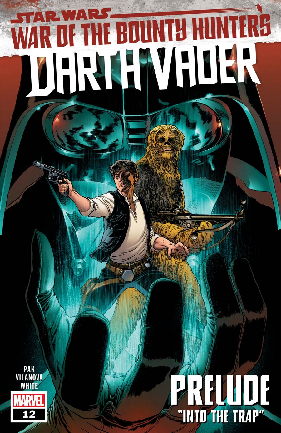 Star Wars Darth Vader #12 Cover A Regular Aaron Kuder Cover (War Of The Bounty Hunters Prelude)