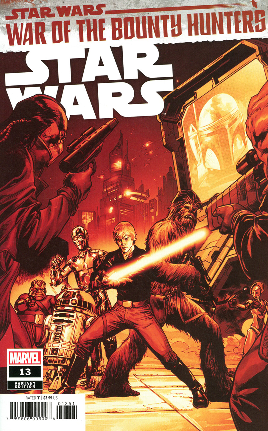 Star Wars Vol 5 #13 Cover C Variant Ramon Rosanas Crimson Cover (War Of The Bounty Hunters Prelude)